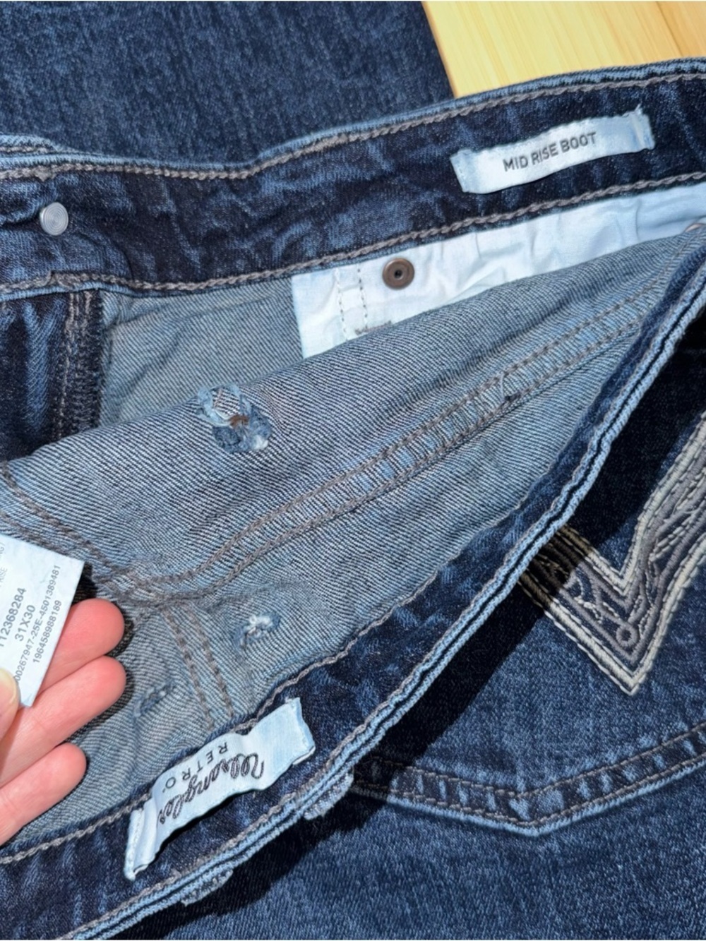 Wrangler Retro Mid Rise Boot Jean - Picture 3 of 3